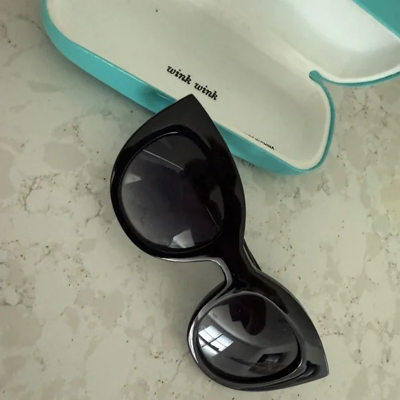 Kate Spade Zora Black Sunglasses - Picture 4 of 5
